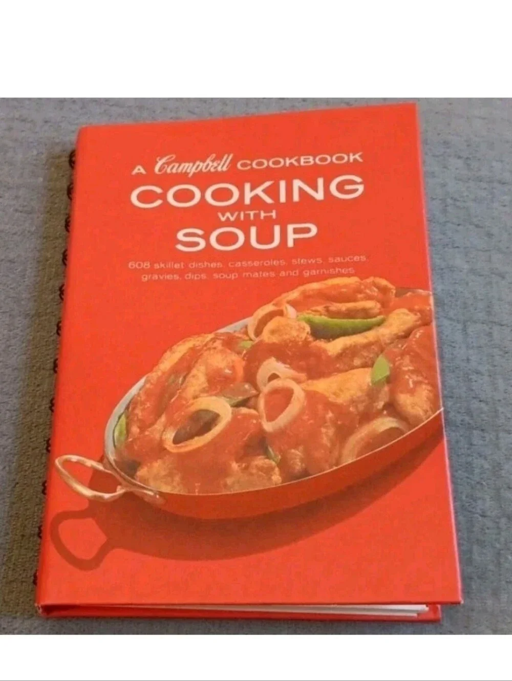 1972 Campbell Cookbook: Cooking with Soup, Vintage Retro 80s Kitchen Cooking